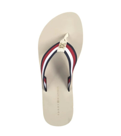 Tommy Hilfiger TH Corp Mid Wedge Beach Sandal Muslin FW0FW08517 ACJ (TH1295-b) kingad