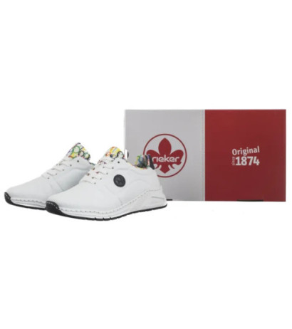 Rieker Białe M4903-80 White (RI232-a) spordijalatsid