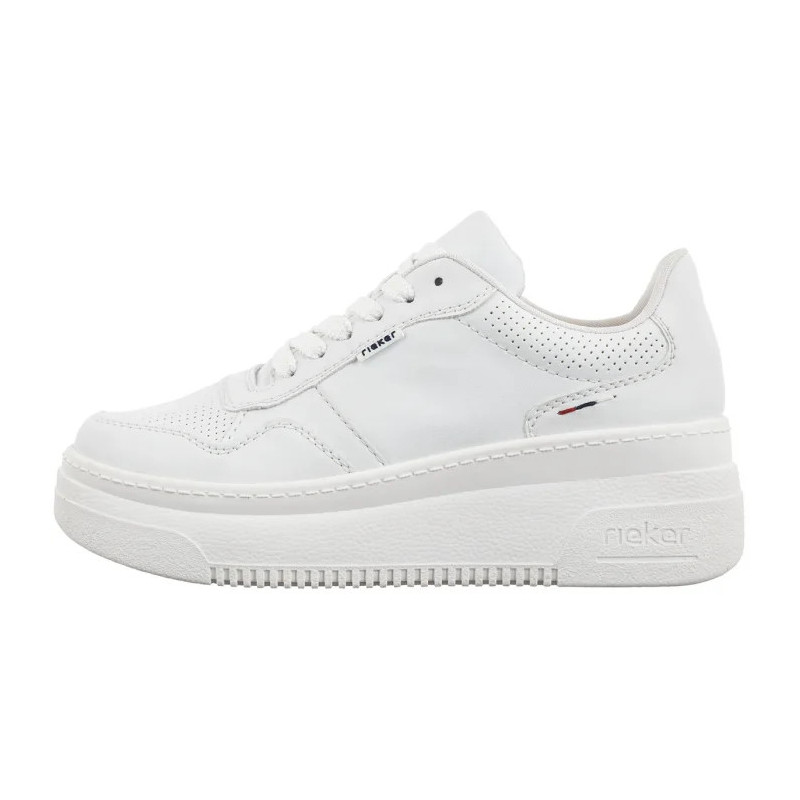 Rieker Białe M7811-80 White  (RI234-a) shoes