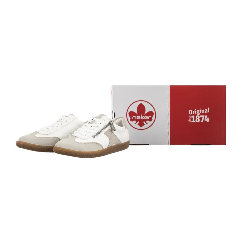 Rieker Białe L9700-80 White Combination (RI235-a) kingad