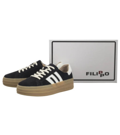 Filippo Czarne DP6744/25 BK (FO143-b) kurpes