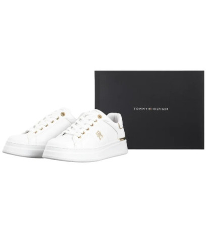 Tommy Hilfiger Low Cut Lace-Up Sneaker White T3A9-33749-1355100 (TH1304-a) sports Shoes