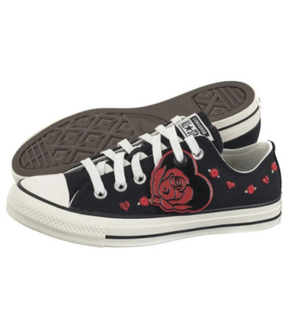 Converse CTAS Ox Black/Red/Egret A13651C (CO748-a) apavi