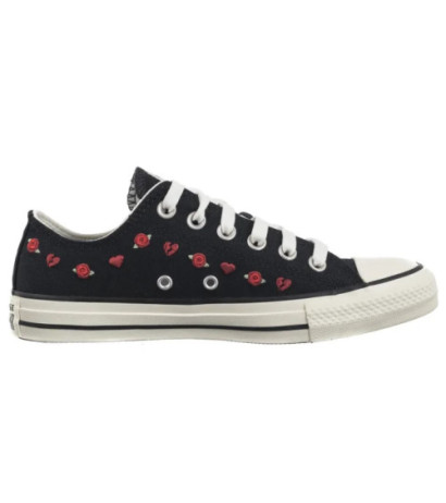Converse CTAS Ox Black/Red/Egret A13651C (CO748-a) bateliai