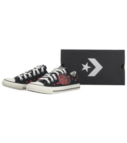 Converse CTAS Ox Black/Red/Egret A13651C (CO748-a) bateliai