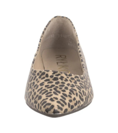 Ryłko Beżowe Panterka 1SMY2_T_ __HB (RY1012-a) ballerinas