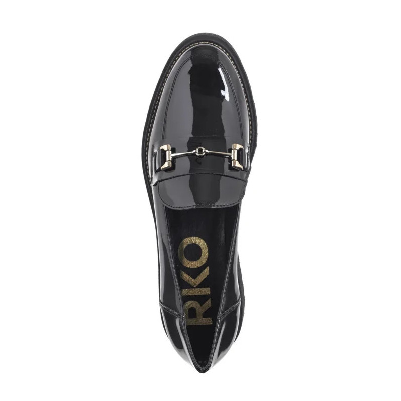 Ryłko Czarne Lakierowane N2R60_BM _4NP (RY997-b) batai