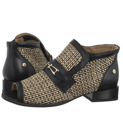 Maciejka Czarne+Beż 06934-39/00-1  (MA1312-b) shoes
