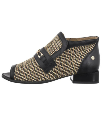 Maciejka Czarne+Beż 06934-39/00-1  (MA1312-b) shoes