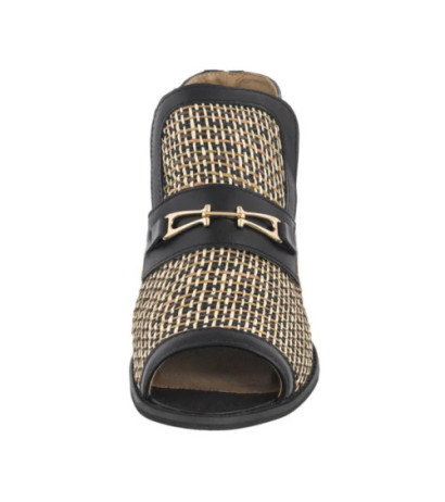 Maciejka Czarne+Beż 06934-39/00-1  (MA1312-b) shoes
