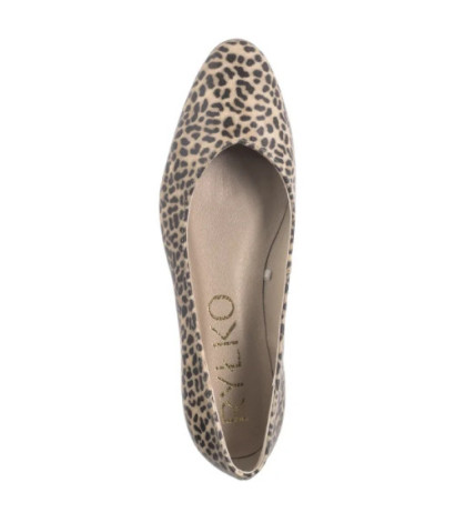 Ryłko Beżowe Panterka L1201___ __HB (RY1022-a) ballerinas