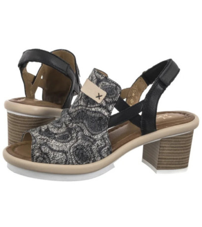 Maciejka Czarno-Beżowe 06830-01/00-1 (MA1316-a) bateliai