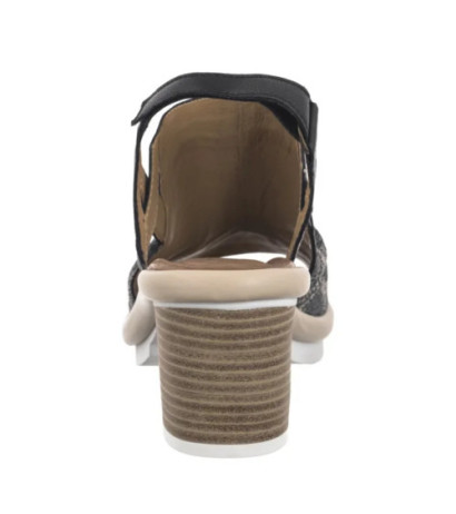 Maciejka Czarno-Beżowe 06830-01/00-1 (MA1316-a) bateliai