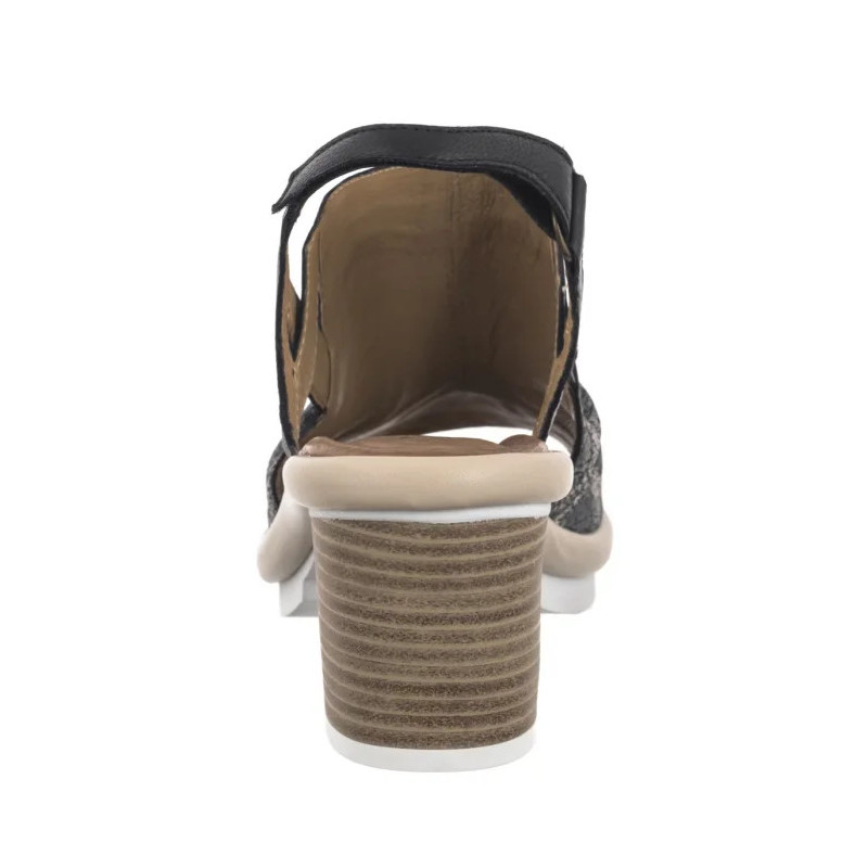 Maciejka Czarno-Beżowe 06830-01/00-1 (MA1316-a) bateliai