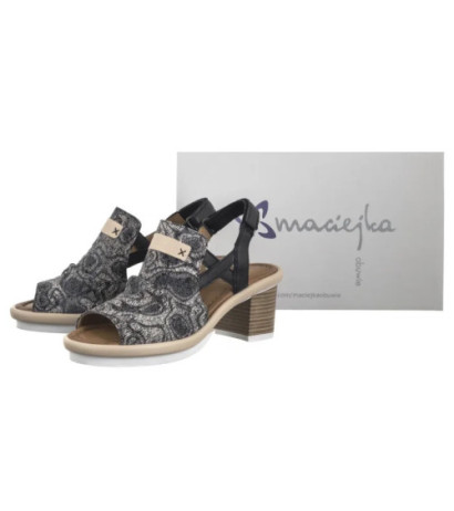 Maciejka Czarno-Beżowe 06830-01/00-1 (MA1316-a) kingad