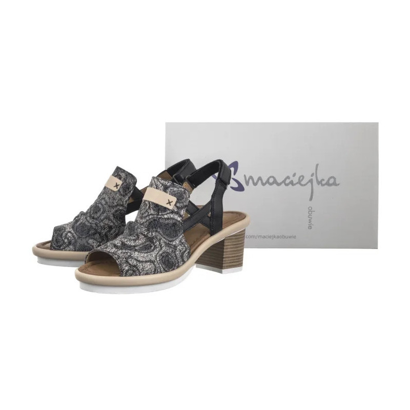 Maciejka Czarno-Beżowe 06830-01/00-1 (MA1316-a) bateliai