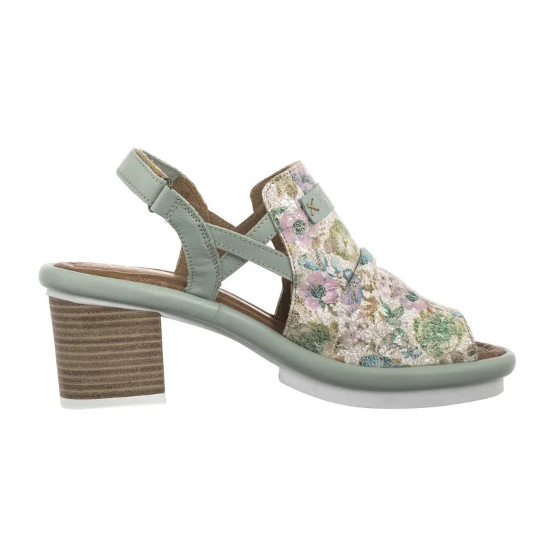 Maciejka Zielone Kwiatki 06830-09/00-1 (MA1316-b) kurpes