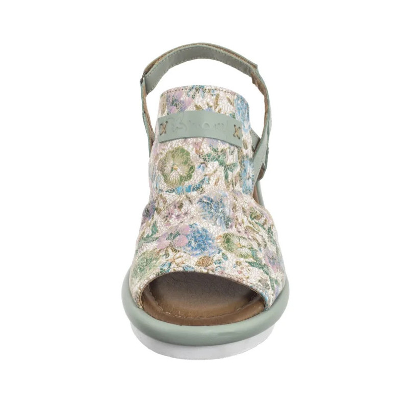 Maciejka Zielone Kwiatki 06830-09/00-1 (MA1316-b) kurpes