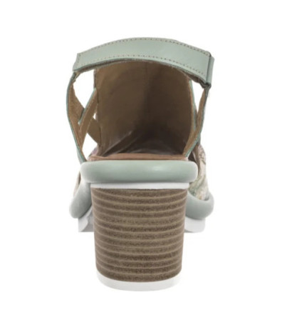 Maciejka Zielone Kwiatki 06830-09/00-1 (MA1316-b) kurpes