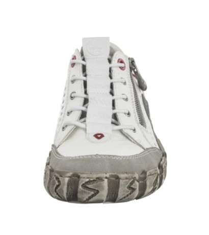 Rieker Białe L0355-80 White (RI239-a) kurpes