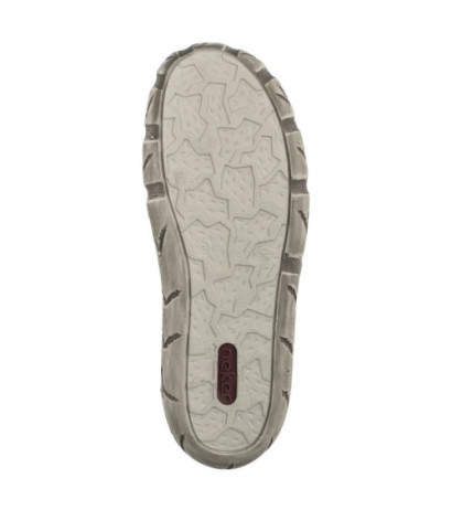 Rieker Białe L0355-80 White (RI239-a) kurpes