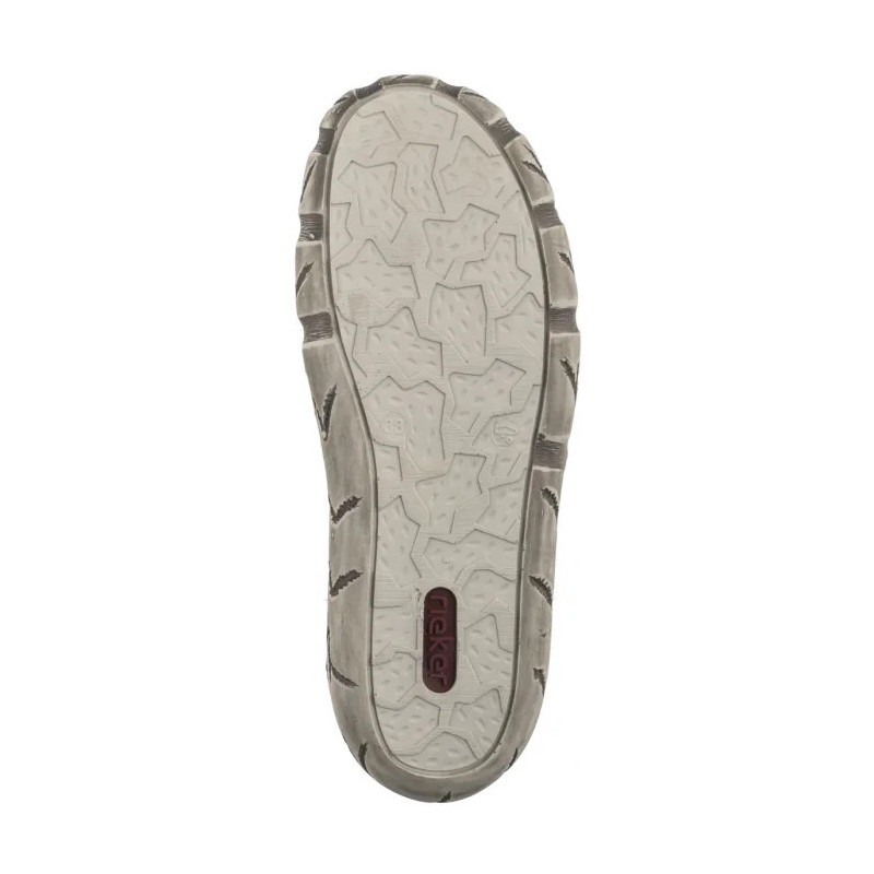 Rieker Białe L0355-80 White (RI239-a) kurpes