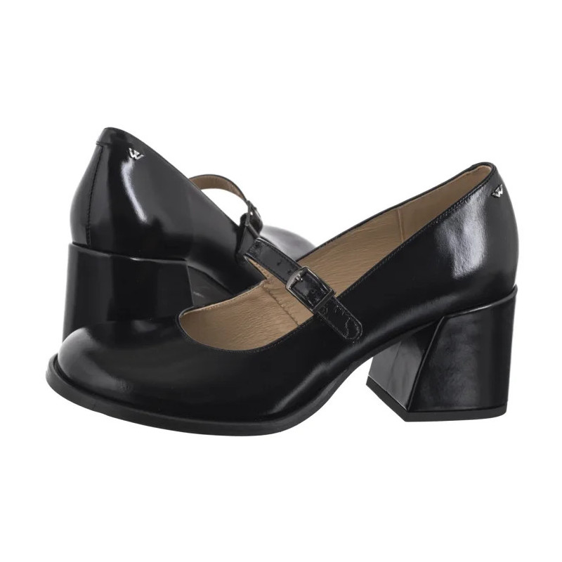 Wojas Czarne Lakierowane 35161-51 (WO264-a) kurpes