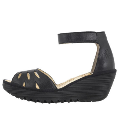 FLY London Yelu Mousse Black P501545001 (FL418-a) kurpes