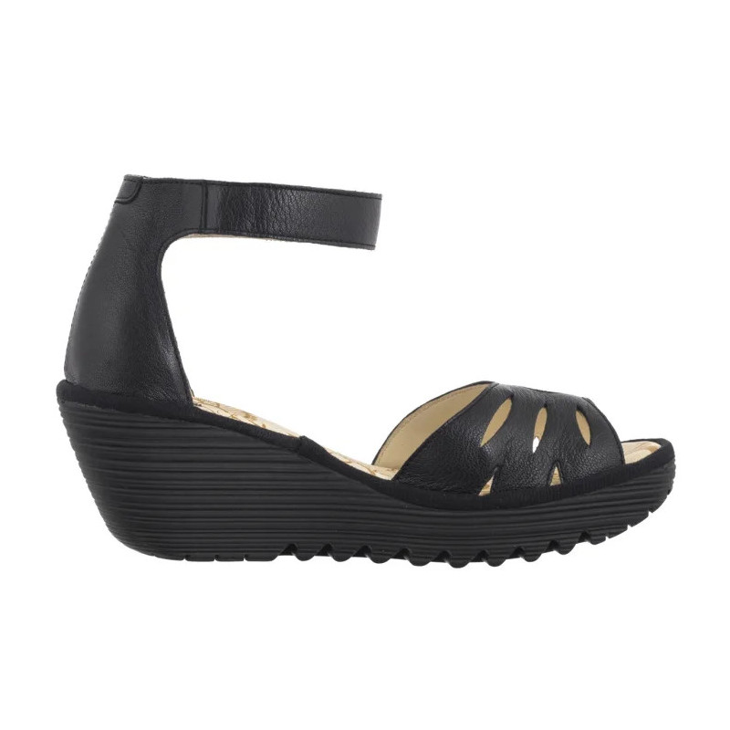 FLY London Yelu Mousse Black P501545001 (FL418-a) shoes