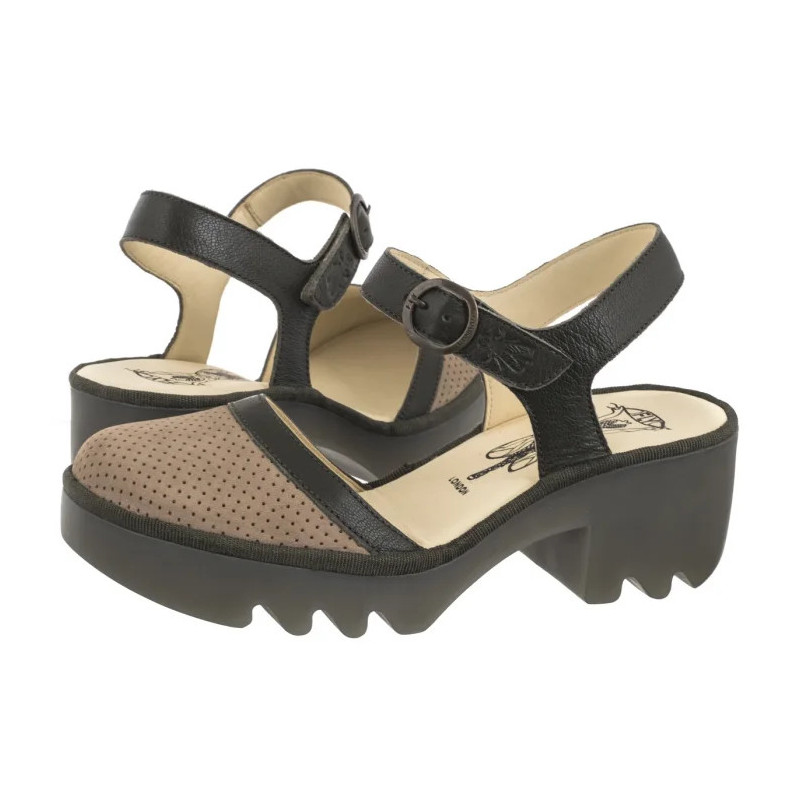 FLY London Teyo Cupi/Mous Taupe/Khaki P501583001 (FL419-a) kurpes