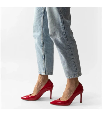 Ryłko Czerwone Lakierowane 9W202_T_ _GG8 (RY1036-a) augsti papēži