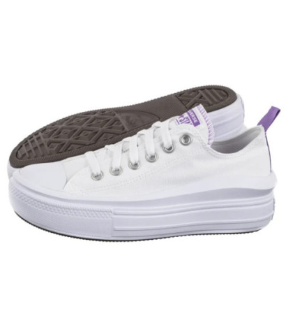 Converse CTAS Move Ox White/Pixel Purple/White 271717C (CO751-a) kurpes