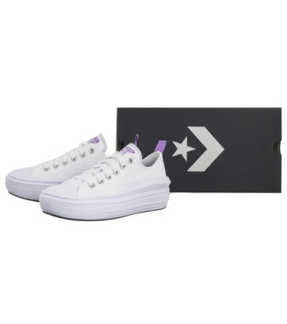 Converse CTAS Move Ox White/Pixel Purple/White 271717C (CO751-a) bateliai