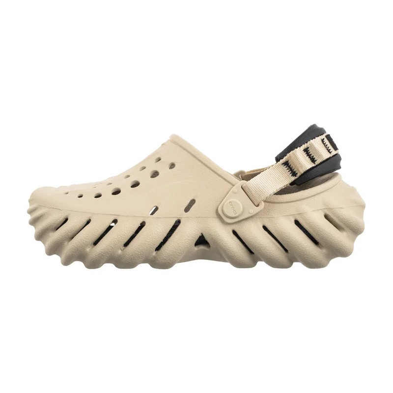 Crocs Echo Clog Bone/Black 207937-2YJ (CR347-a) Sieviešu apavi/Flip Flops