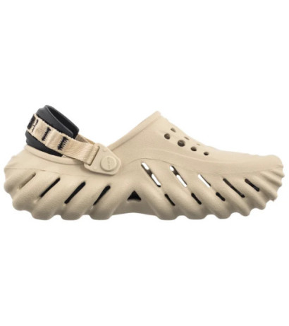 Crocs Echo Clog Bone/Black 207937-2YJ (CR347-a) Moteriški batai/šlepetės