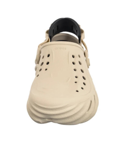 Crocs Echo Clog Bone/Black 207937-2YJ (CR347-a) Women's Shoes/Flip Flops
