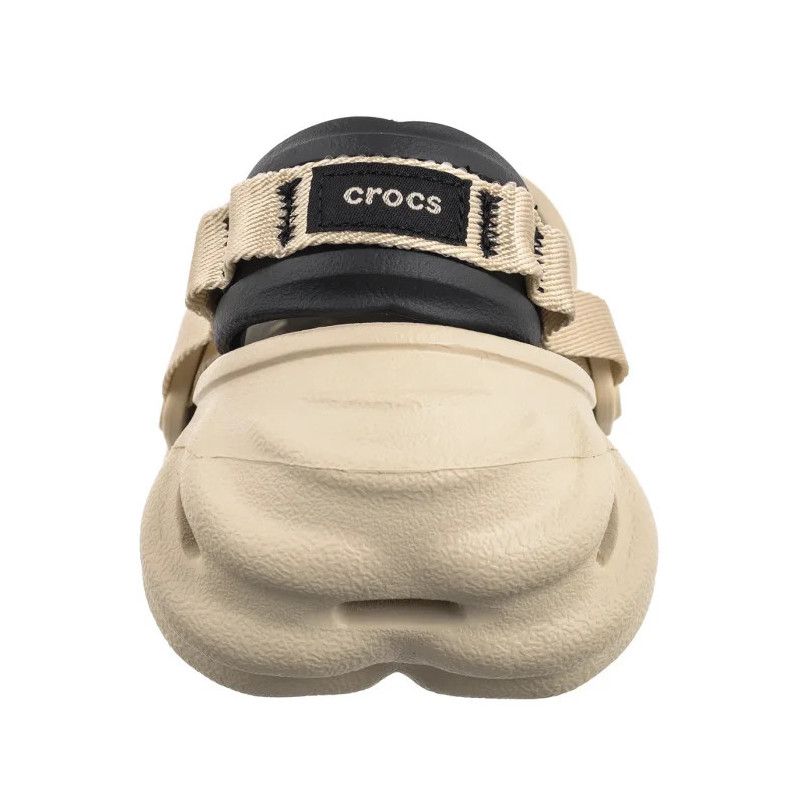 Crocs Echo Clog Bone/Black 207937-2YJ (CR347-a) Moteriški batai/šlepetės