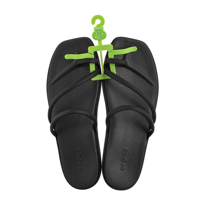 Crocs Miami Toe Loop Sandal Black 209862-001 (CR348-a) flip flops