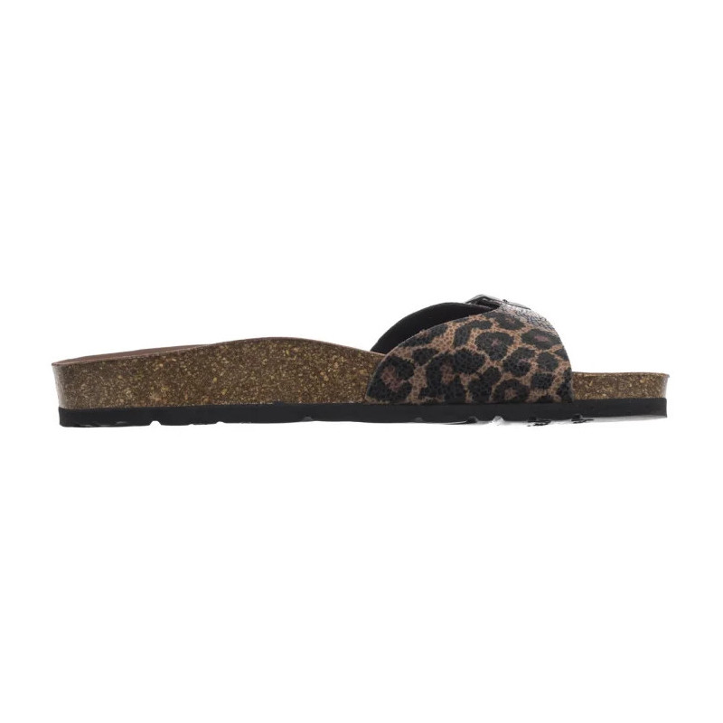 Pepe Jeans Oban Leopard W Dark Brown PLS90612 898 (PE37-a) Moteriški batai/šlepetės