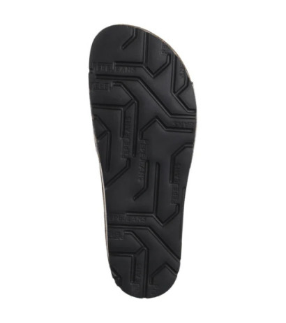 Pepe Jeans Oban Leopard W Dark Brown PLS90612 898 (PE37-a) Women's Shoes/Flip Flops