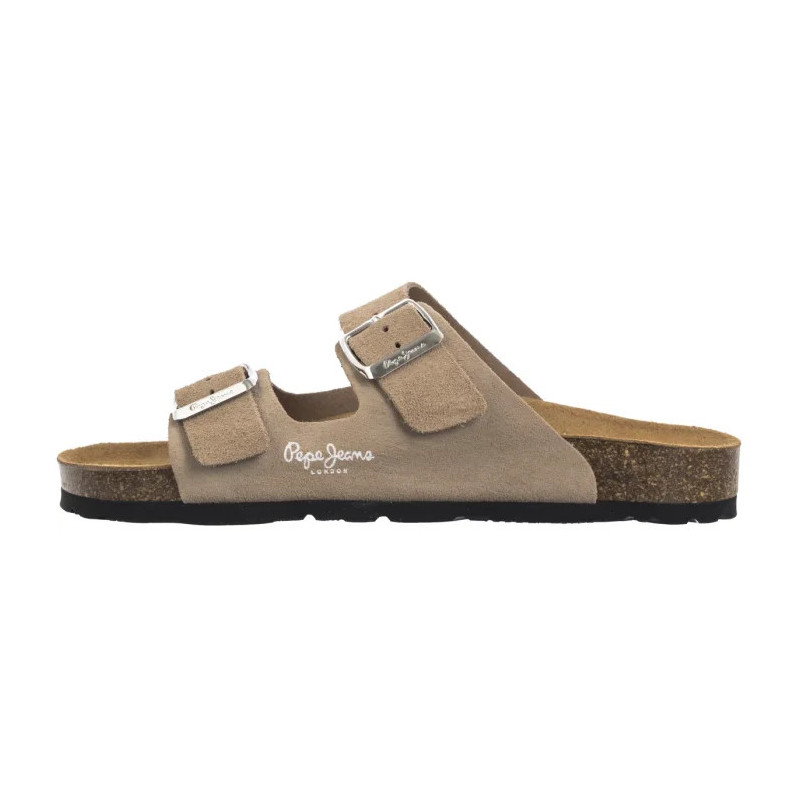 Pepe Jeans Oban Suede W Pop White PLS80009 812 (PE40-a) Sieviešu apavi/Flip Flops
