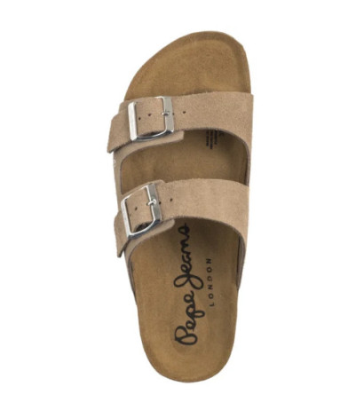 Pepe Jeans Oban Suede W Pop White PLS80009 812 (PE40-a) Women's Shoes/Flip Flops