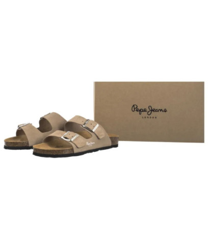 Pepe Jeans Oban Suede W Pop White PLS80009 812 (PE40-a) Naiste kingad/klappide klapid