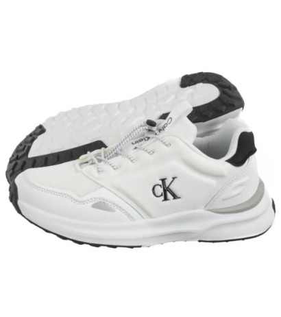Calvin Klein Low Cut Lace-Up Sneaker White/Black V3X9-83010-1464X 002 (CK639-a) sportiniai bateliai