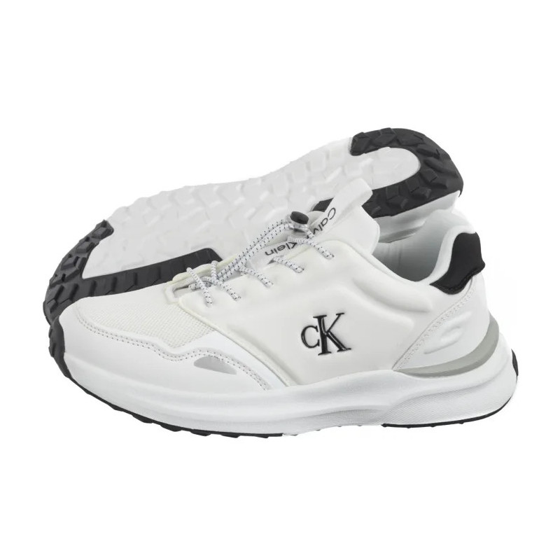 Calvin Klein Low Cut Lace-Up Sneaker White/Black V3X9-83010-1464X 002 (CK639-a) sportiniai bateliai