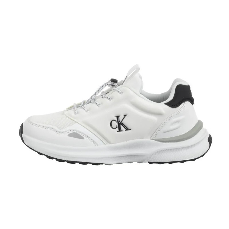 Calvin Klein Low Cut Lace-Up Sneaker White/Black V3X9-83010-1464X 002 (CK639-a) sports Shoes