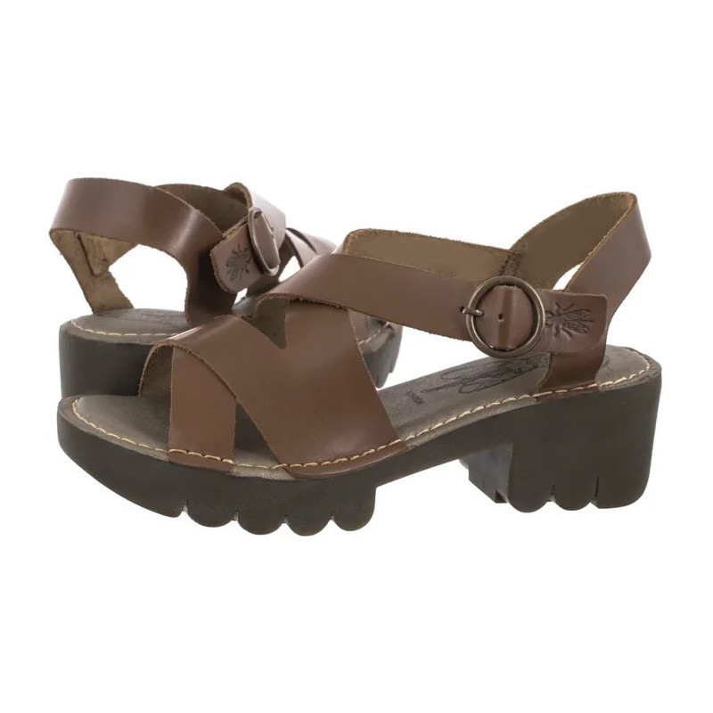 FLY London Eria Bridle Camel P801536002 (FL414-b) shoes
