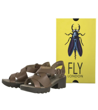 FLY London Eria Bridle Camel P801536002 (FL414-b) shoes