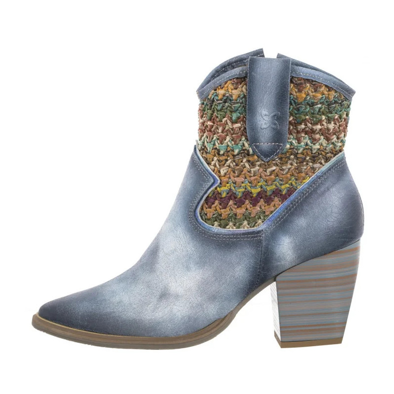 Maciejka Niebieskie 06810-06/00-1 (MA1319-b) kurpes