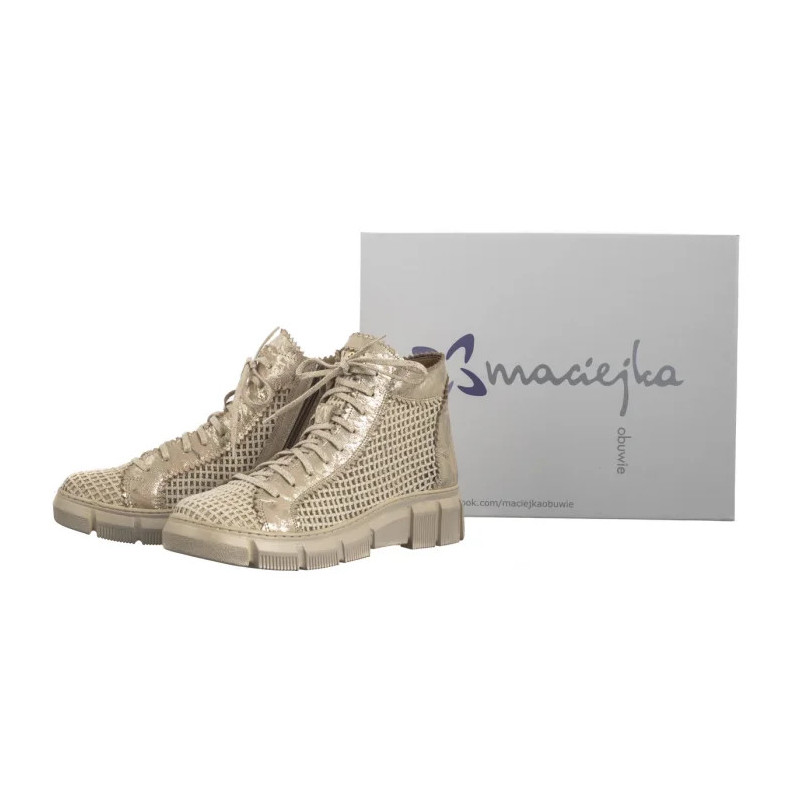 Maciejka Beżowe+Złoto 06892-25/00-1 (MA1323-b) batai